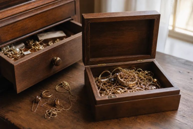 Bijoux hérités, chaînes cassées : que faire de l'or qui dort dans nos tiroirs